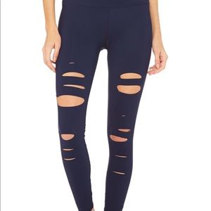 Alo warrior ripped leggings